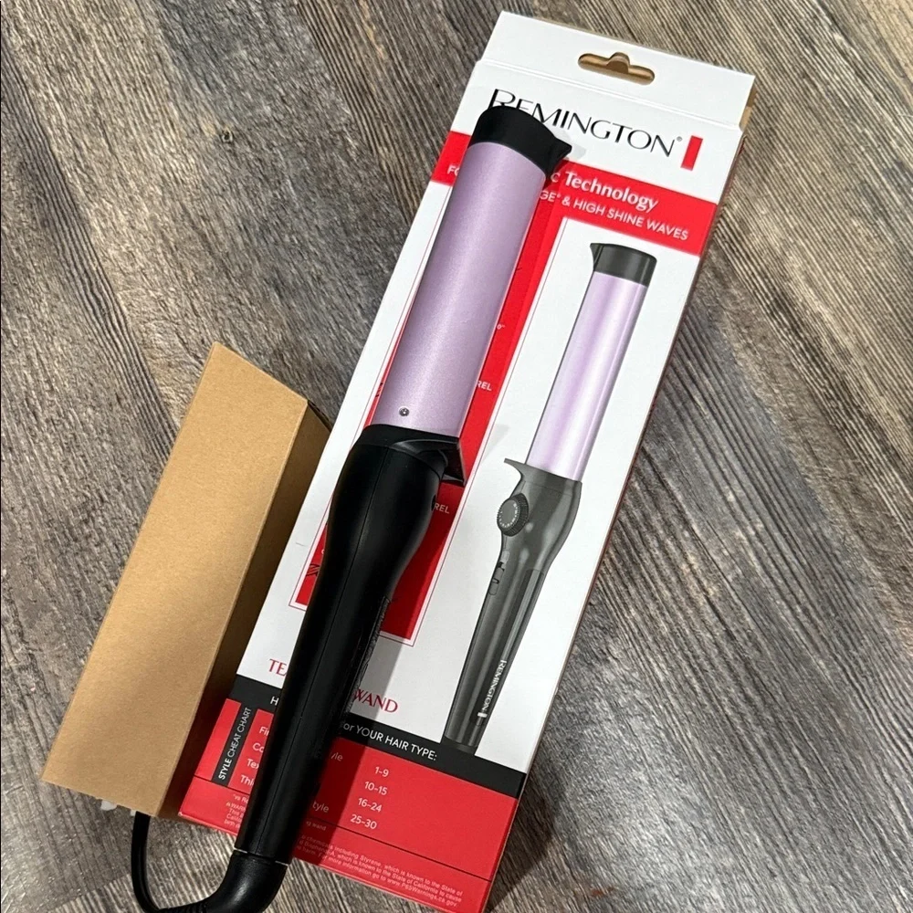 Remington Lavender and Black Curling Wand